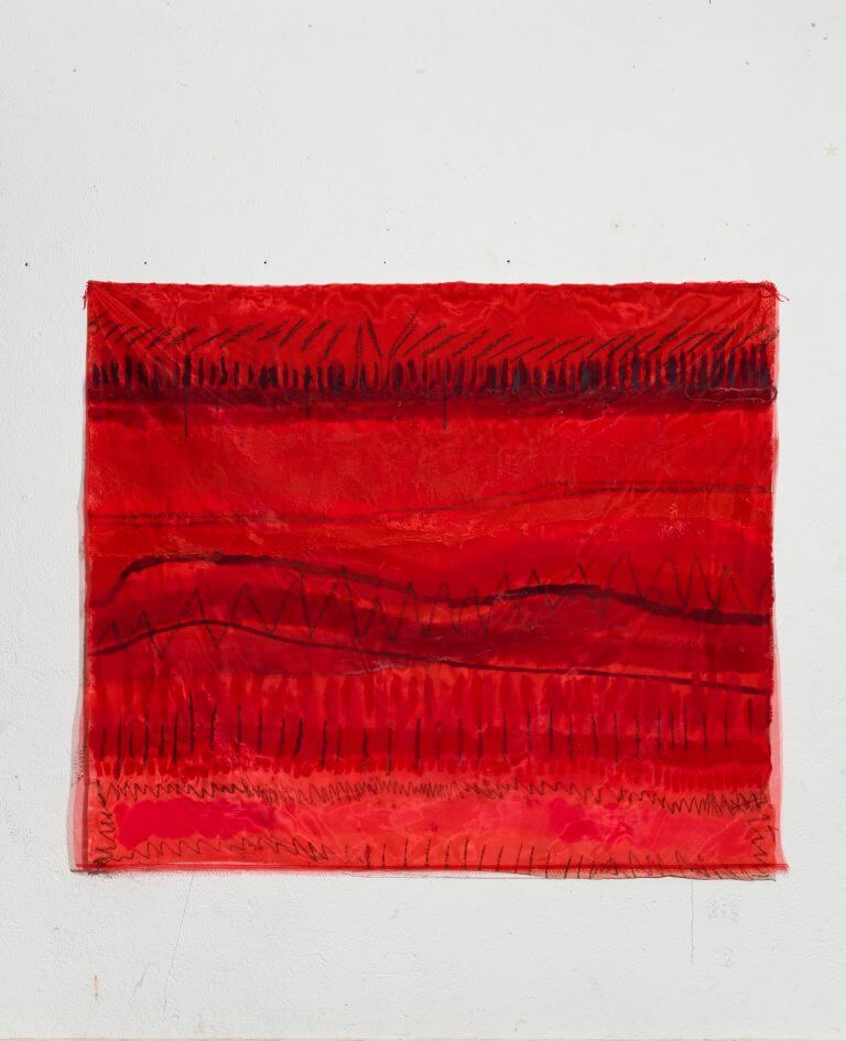 Gabriela Monteiro, “Caminho secreto”, 2019. Pintura, 140 × 170 cm.